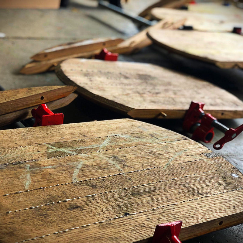 Personalized Barrel Head Wedding Guest Book Register, Rustic Wedding and Anniversary Decor - Crosswired Creations